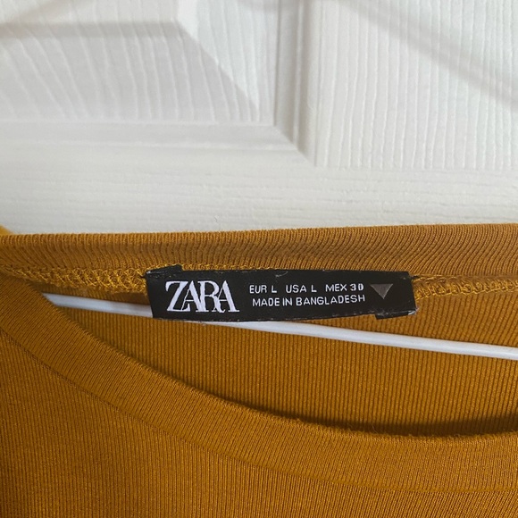 ZARA Orange crop sweater - Picture 2 of 3